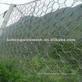 rockfall protection for safety netting system